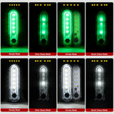 Nilight Marine Boat Navigation Light 4PCS Red Green Port Starboard White Stern Lights Four Mode Waterproof Rechargeable Warning Safety Lamp for Skeeter Yacht Pontoon Trailer Truck Bike Backpack Helmet, view 5