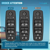 Nilight 2013 2014 2015 2016 Dodge Dart 2014 2015 2016 Jeep Cherokee 2015 2016 Chrysler 200 Front Left Driver Side Power Master Window Switch, view 2