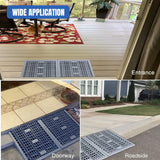 Nilight Modular Threshold Ramps, 3 Inch Rise Non‑Slip Interlocking Plastic Wheelchair Curb Doorway Ramp for Home Entry Indoor Outdoor, 2 Pack, view 6