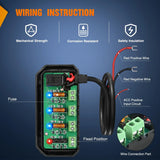 Nilight Motorcycle 12V Fuse Block Circuit Protection With LED Indicator, view 2