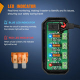 Nilight Motorcycle 12V Fuse Block Circuit Protection With LED Indicator, view 3