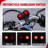 Nilight Motorcycle 7/8 Inch (22mm) Handlebar Switch Plug and Play 12V Waterproof On Off Push Button Dual Control for ATV UTV Driving Light Bar, view 6