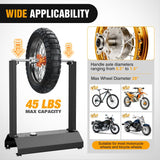 Nilight Motorcycle Bike Wheel Balancer Tire Balancer Stand | Features static & dynamic alignment heavy duty build adjustable centering cones fits most motorcycles dirt & sport bikes, view 5