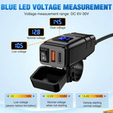 Nilight Motorcycle Charger USB Type C 12V Voltmeter On Off Switch, view 4
