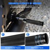 Nilight Motorcycle Foot Pegs Fit for Harley Dyna Sportster Forty Eight Road King Motorcycle Passenger Pedals Footpegs CNC Aluminum Billet Pedal Dirt Bike Footpegs Skidding Foot Rests Pegs, Black, view 4