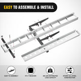 Nilight Motorcycle Hitch Carrier 400LBS, Lightweight Robust Aluminum Dirt Bike Hitch Hauler with 55.11 Inch Longer Ramp, Pin Lock, Tie-Down Strap and Tightener, 2 Inch Receiver, 5 Inch Wide Tire, view 6