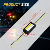 Nilight Motorcycle LED CANbus Decoder, 14W Anti-Flickering Harness Load Resistor Turn Signal Error Canceller, Pack of 2, view 3