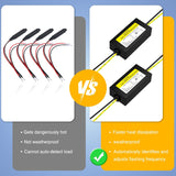 Nilight Motorcycle LED CANbus Decoder, 14W Anti-Flickering Harness Load Resistor Turn Signal Error Canceller, Pack of 2, view 6
