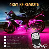 Nilight Motorcycle RGB RF Remote Control LED Pod Lights 8PCS, view 5