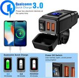 Nilight Motorcycle SAE to Dual USB Car Charger Adapter, view 5