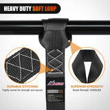 Nilight Motorcycle Tie Down Straps Max Break Strength 12000Lbs Black, view 3