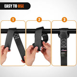 Nilight Motorcycle Tie Down Straps Max Break Strength 12000Lbs Black, view 5