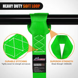 Nilight Motorcycle Tie Down Straps Max Break Strength 12000Lbs Green, view 3