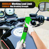 Nilight Motorcycle Tie Down Straps Max Break Strength 12000Lbs Green, view 6