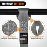 Nilight Motorcycle Tie Down Straps Max Break Strength 12000Lbs Grey, view 3