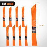 Nilight Motorcycle Tie Down Straps Max Break Strength 12000Lbs Orange, view 2