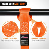 Nilight Motorcycle Tie Down Straps Max Break Strength 12000Lbs Orange, view 3