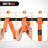 Nilight Motorcycle Tie Down Straps Max Break Strength 12000Lbs Orange, view 5