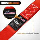 Nilight Motorcycle Tie Down Straps Max Break Strength 12000Lbs Red, view 4