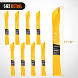 Nilight Motorcycle Tie Down Straps Max Break Strength 12000Lbs Yellow, view 2