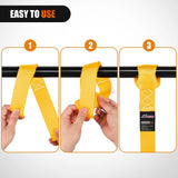 Nilight Motorcycle Tie Down Straps Max Break Strength 12000Lbs Yellow, view 5