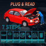 Nilight MS309pro Classic Universal OBD2 Scanner - Upgraded 2.4 Inch Screen Car Engine Fault Code Reader - Reliable CAN Diagnostic Scan Tool to Read and Clear Error Codes Fast, All Vehicles After 1996, view 4