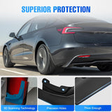 Nilight Mud Flaps for Tesla Model 3 Highland 2024 2025, No Drilling Precision Fit Exterior Accessories Heavy-Duty Splash Guards Protection, Front & Rear Set, view 6