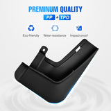 Nilight Mud Flaps for Tesla Model X 2022 2023 2024 2025, No Drilling Precision Fit Exterior Accessories Heavy-Duty Splash Guards Protection, Front & Rear Set, view 6