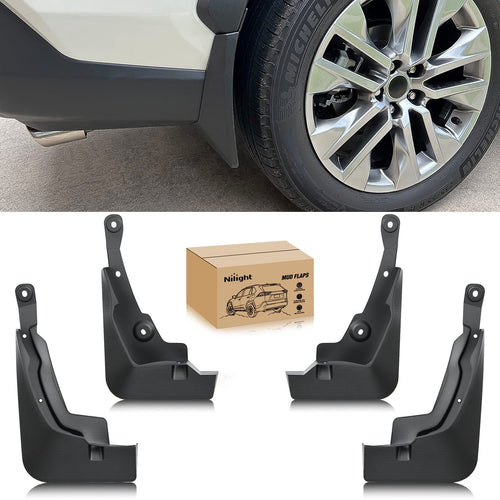 Nilight Front & Rear Set Mud Flaps for Toyota RAV4 2019 2020 2021 2022 2023 2024 2025