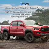 Nilight Front & Rear Set Mud Flaps for Toyota Tacoma 2016 2017 2018 2019 2020 2021 2022 2023, view 2
