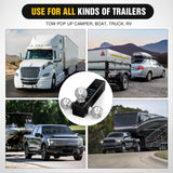 Nilight Multi-Ball Trailer Hitch Ball Mount, 1-7/8, 2, 2-5/16-Inch Balls, Triple Ball Mount fits 2-1/2-Inch Hitch Receiver, Chrome Plating, view 6