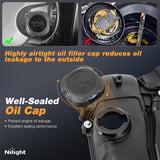 Nilight N55 Engine Valve Cover with Gasket, Bolts, Oli Cap for BMW 2011-2019 Model - 135i 335i 535i 640i X3 X5 X6 M2 M135i (xDrive) ActiveHybrid Series - 3.0L Turbo, Replace# 11127570292, view 6