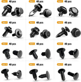 Nilight 480 Pcs Car Push Retainer Clips Kits For Toyota GM Ford Honda Acura Chrysler, view 3
