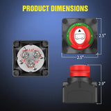 Nilight 1-2-Both-Off Battery Disconnect Switch, view 4