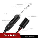 Nilight 1 to 2 Car Cigarette Lighter Splitter Plug Socket with 15A Inline Fuse, view 4