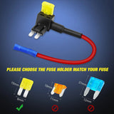 Nilight 10Pcs Add-A-Circuit Micro2 Fuse Holder, view 2