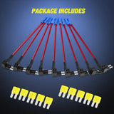 Nilight 10Pcs Add-A-Circuit Micro2 Fuse Holder, view 5