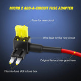 Nilight 10Pcs Add-A-Circuit Micro2 Fuse Holder, view 6