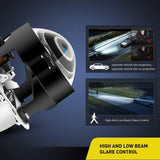 Nilight 2.5 Inch Mini Projector Lens for H1 Bulb Headlights Retrofit (Pair), view 5