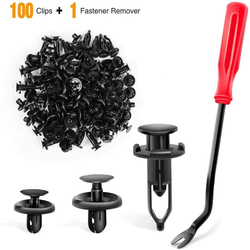 Nilight 100 Pcs Hole 7mm 9mm Car Push Retainer Clips Kits For Toyota GM
