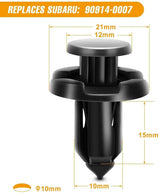 Nilight 100 Pcs Hole 7mm 8mm 10mm Car Push Retainer Clips Kits For Subaru, view 4