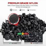 Nilight 100 Pcs Hole 7mm 8mm 10mm Car Retainer Clips Nylon Push Expansion Screws Replacement Kit, Bumper Fastener Rivet Clips for Honda, Acura, GM, Ford, Chrysler, view 5
