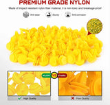 Nilight 100 Pcs Head 18.5mm Hole 10mm Door Trim Panel Clips for Jeep 1999-2015 Dodge 2007-2015 Chrysler 2001-2010 for 6507055-AA 6507686-AA, view 3