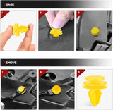 Nilight 100 Pcs Head 18.5mm Hole 10mm Door Trim Panel Clips for Jeep 1999-2015 Dodge 2007-2015 Chrysler 2001-2010 for 6507055-AA 6507686-AA, view 5