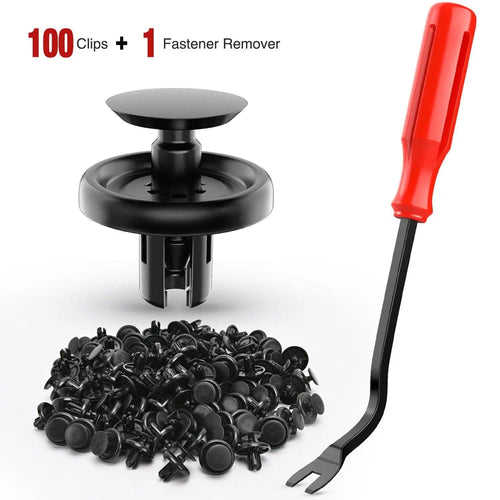 Nilight 100 Pcs Hole 7mm Engine Under Cover Push-Type Retainer Replaces Lexus Toyota 90467-07201 Quality Nylon Push Rivets