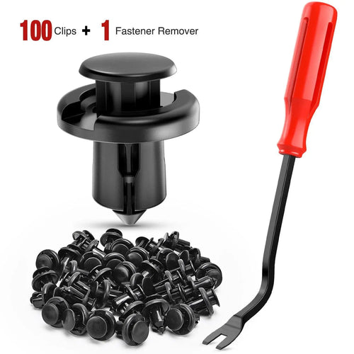 Nilight 100 Pcs Hole 10mm Car Push Retainer Clips Kits For Honda and Acura 91503-SZ3-003