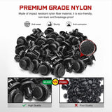 Nilight 100 Pcs Hole 10mm Car Push Retainer Clips Kits For Honda and Acura 91503-SZ3-003, view 3