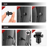 Nilight 100 Pcs Hole 10mm Car Push Retainer Clips Kits For Honda and Acura 91503-SZ3-003, view 6