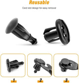 Nilight 100 Pcs Hole 10mm Car Push Retainer Clips Kits For Honda Acura 91503-SZ3-003, view 4