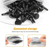 Nilight 100 Pcs Hole 9mm Car Push Retainer Clips Kits For Toyota 52161-02020, view 5